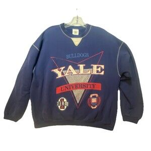 VTG Yale Bulldogs Sweatshirt Made In USA Ross International One Size Fits Most